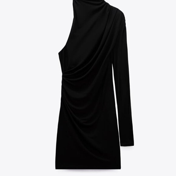 ZARA LIMITED EDITION DRESS WITH DRAPED DETAIL - Picture 5 of 8
